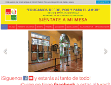 Tablet Screenshot of colegiosantaanasevilla.org